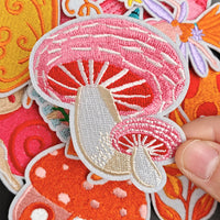 12Pcs Spring Elf Garden Iron on Embroidered Patches Mushroom House Embroidered Sew on Applique for Clothes, Iron-on Patches / Sew-on Appliques Patches for Clothing, Jackets, Backpacks, Caps, Jeans