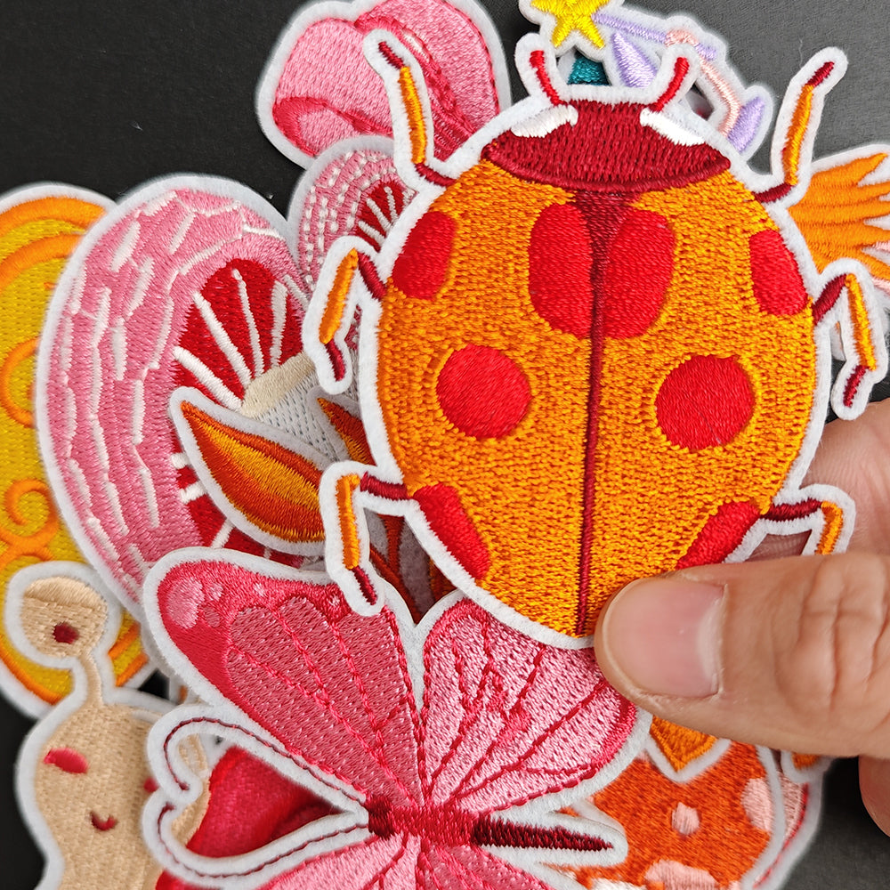 12Pcs Spring Elf Garden Iron on Embroidered Patches Mushroom House Embroidered Sew on Applique for Clothes, Iron-on Patches / Sew-on Appliques Patches for Clothing, Jackets, Backpacks, Caps, Jeans