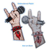 15Pcs Rock and Roll Iron on Embroidered Patches Embroidered Iron on Rock Music Patch Sew on Applique for Clothes, Iron-on Patches / Sew-on Appliques Patches for Clothing, Jackets, Backpacks, Caps, Jeans