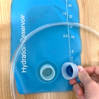 Blue TPU Water Bladder 1L Hydration pack Water Bags Reservoir For Running Cycling Hydration Water Storage Bag