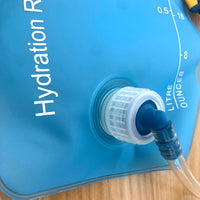 Blue TPU Water Bladder 1L Hydration pack Water Bags Reservoir For Running Cycling Hydration Water Storage Bag