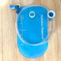 Blue TPU Water Bladder 1L Hydration pack Water Bags Reservoir For Running Cycling Hydration Water Storage Bag