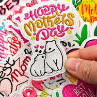 20PCSPcs I Love Mommy Iron on Embroidered Patches Mothers Day Sew on Applique for Clothes, Iron-on Patches / Sew-on Appliques Patches for Clothing, Jackets, Backpacks, Caps, Jeans