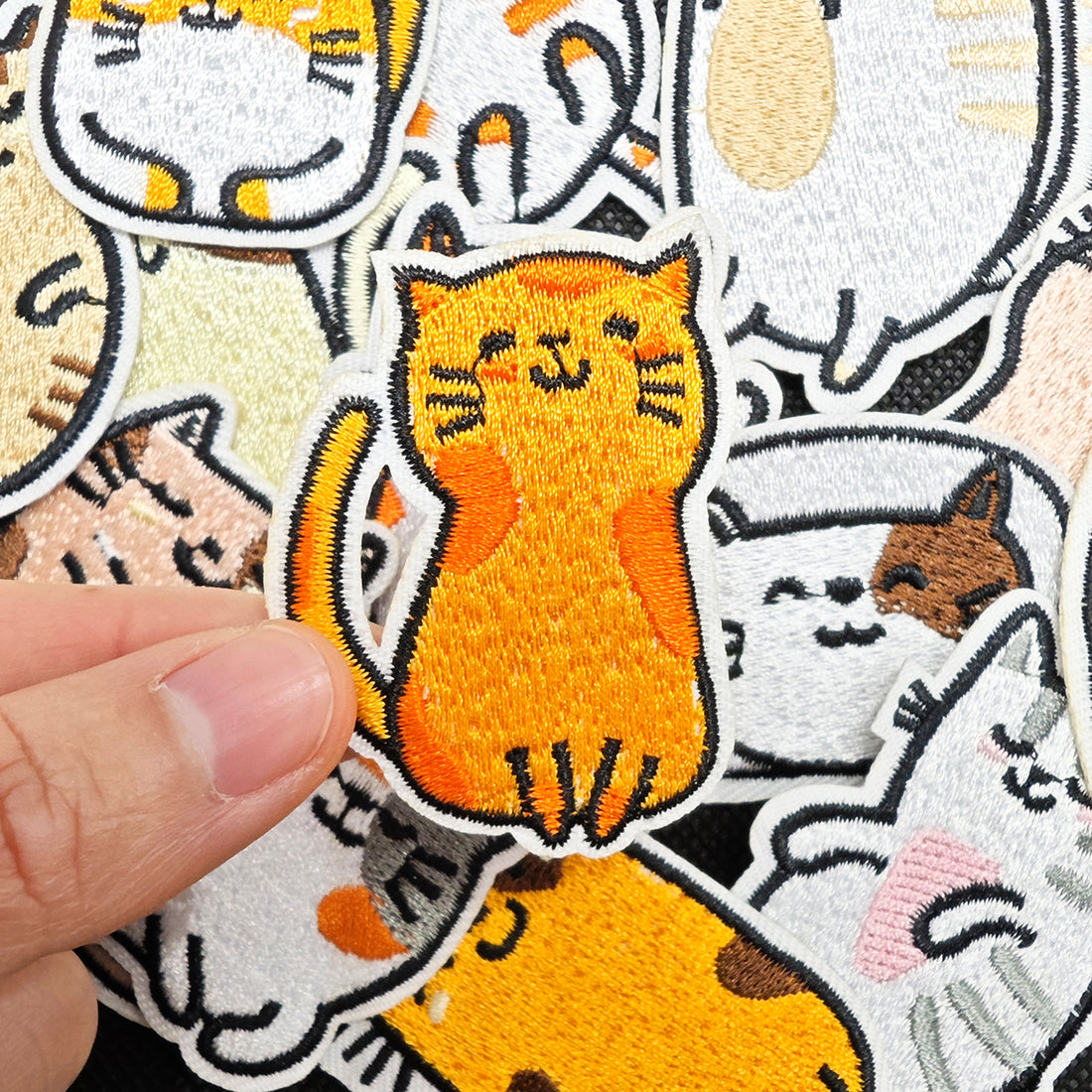 15Pcs Cat Iron on Embroidered Patches Kitten Embroidered Iron on Patch Sew on Applique for Clothes, Iron-on Patches / Sew-on Appliques Patches for Clothing, Jackets, Backpacks, Caps, Jeans