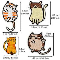 15Pcs Cat Iron on Embroidered Patches Kitten Embroidered Iron on Patch Sew on Applique for Clothes, Iron-on Patches / Sew-on Appliques Patches for Clothing, Jackets, Backpacks, Caps, Jeans