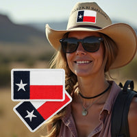 2Pcs Texas Flag Iron on Embroidered Patches Texas Sew on Applique for Clothes, Iron-on Patches / Sew-on Appliques Patches