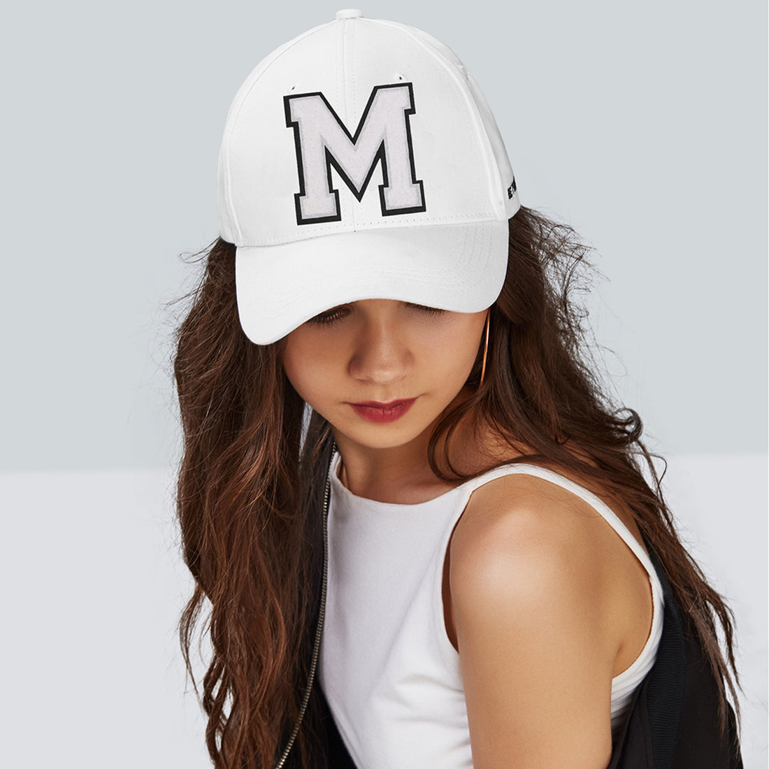 3PCS White/Black Chenille Letter, 4.5" Iron on Letters Patches, Chenille Stitch Varsity Letter A to Z Patches for Clothing