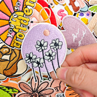 37Pcs You're so Golden Iron on Embroidered Patches Hippie Sew on Applique for Clothes, Iron-on Patches / Sew-on Appliques Patches for Clothing, Jackets, Backpacks, Caps, Jeans