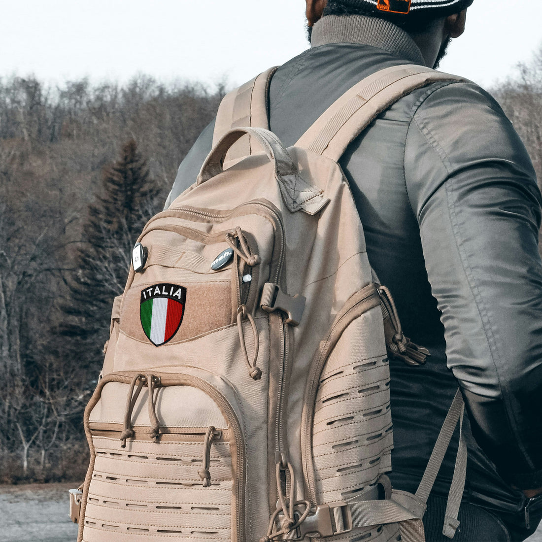 Italy Flag Shield Patch, Hook and Loop Embroidered Patch for Military Uniform, Tactical Bag, Jacket, Jeans, and Hats