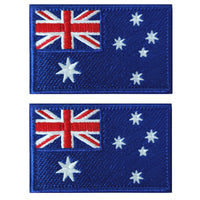 Australia Flag Embroidered Patch, Hook and Loop Badge for Uniform, Tactical Bag, Jacket, Jeans, and Hats