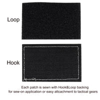 UK Flag 5 x 8 cm Patch, Hook and Loop Embroidery Patches for Uniform, Tactical Bag, Jacket, Jeans, and Hats