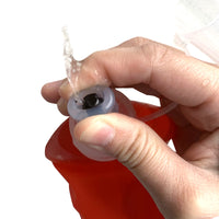 500ML Red Soft TPU Flask Running Water Bottle Water Flask Hydration Flasks for Hiking Camping Running Travelling