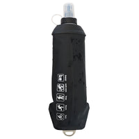 150ml 250ml 500ml Black Recycable, food-graded, safety collapsible soft flask Collapsible Water Bottle Foldable Water Bottle Soft Flask 500ml for Running, Cycling, Camping, Hiking