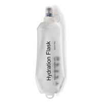 500ml 250ml 150ml See Through White Recycable, food-graded, safety collapsible soft flask hydration bottle FDA approved leakproof flask for camping, running, hiking etc
