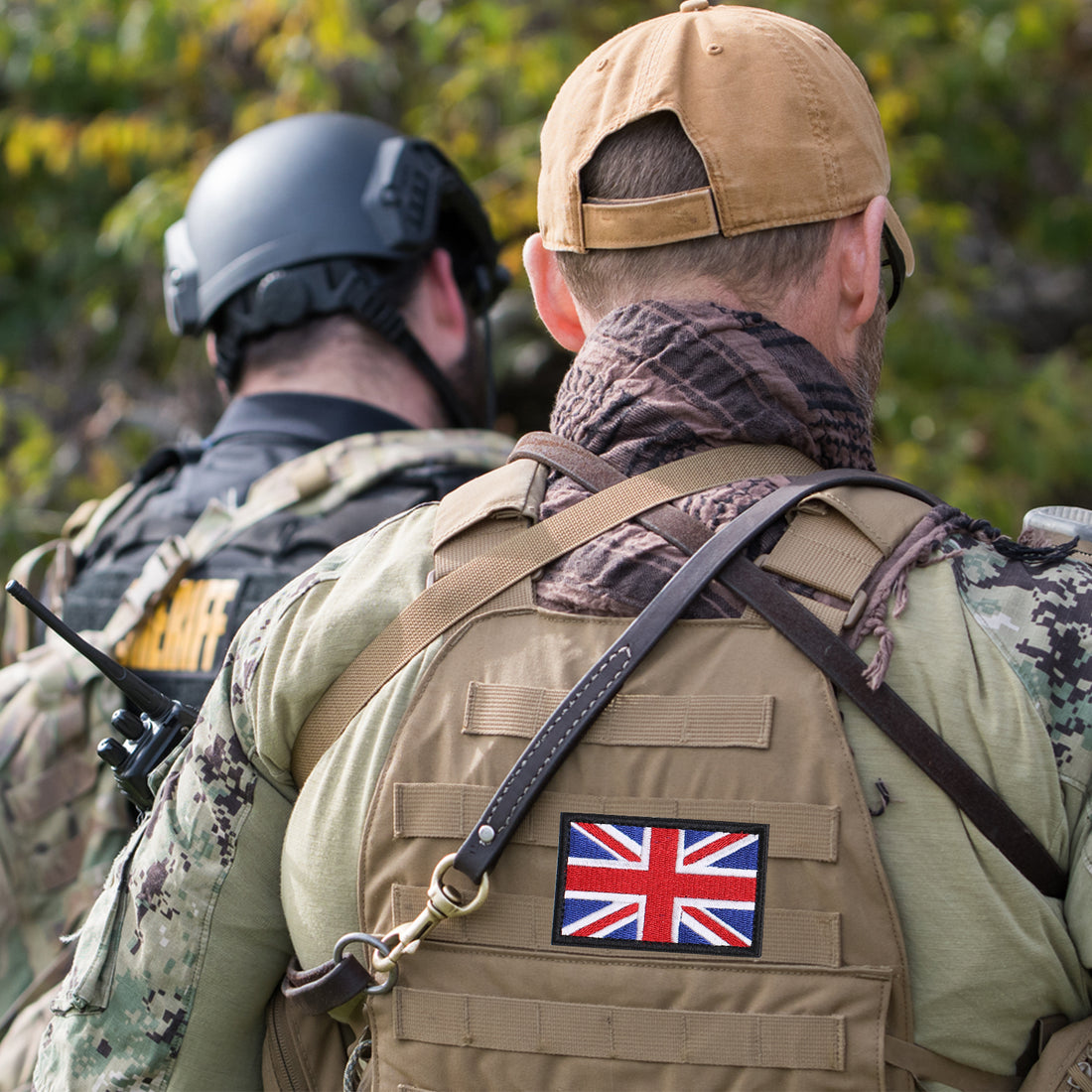 UK Flag 5 x 8 cm Patch, Hook and Loop Embroidery Patches for Uniform, Tactical Bag, Jacket, Jeans, and Hats
