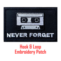 Never Forget Hook Patch Tactical Embroidery Patches