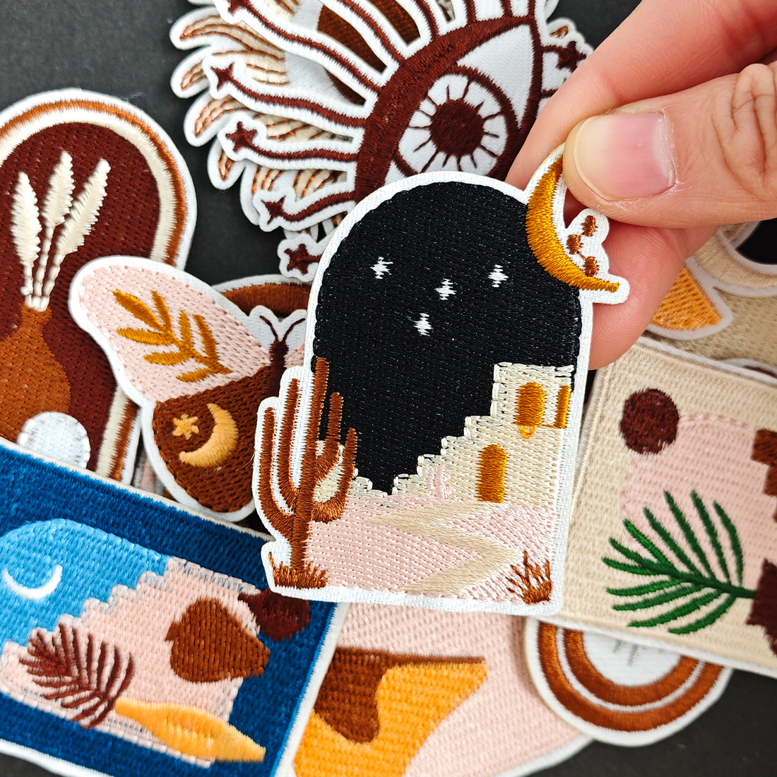 12Pcs Bohemia Iron on Embroidered Patches Exotic Embroidered Iron on Wheat Patch Sew on Applique for Clothes, Iron-on Patches / Sew-on Appliques Patches for Clothing, Jackets, Backpacks, Caps, Jeans