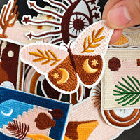 12Pcs Bohemia Iron on Embroidered Patches Exotic Embroidered Iron on Wheat Patch Sew on Applique for Clothes, Iron-on Patches / Sew-on Appliques Patches for Clothing, Jackets, Backpacks, Caps, Jeans
