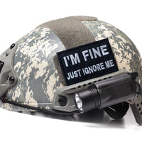 I'm Fine Just Ignore Me Tactical Patch Hook and Loop Embroidery Badge Morale Tactical Applique