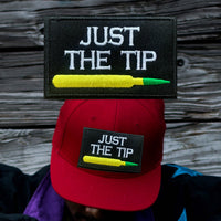 Just the Tip Tactical Patch Black Hook and Loop Embroidered Patch