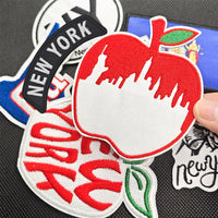 8Pcs New York Patches Embroidered Iron on Patch for Clothes, Iron-on Patches / Sew-on Appliques Patches for Clothing, Jackets, Backpacks, Caps, Jeans