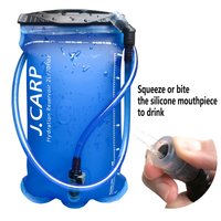Blue Water Bladder Hydration Backpack 2L Large Capacity TPU Water Bags Reservoir For Running Cycling Hydration Water Storage Bag