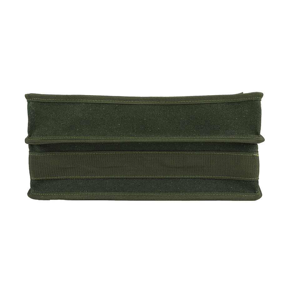 Heavy Duty Tool Bag Canvas Tool Bag with Shoulder Strap for Cars, Drill, Garden, and Electrician Army Green