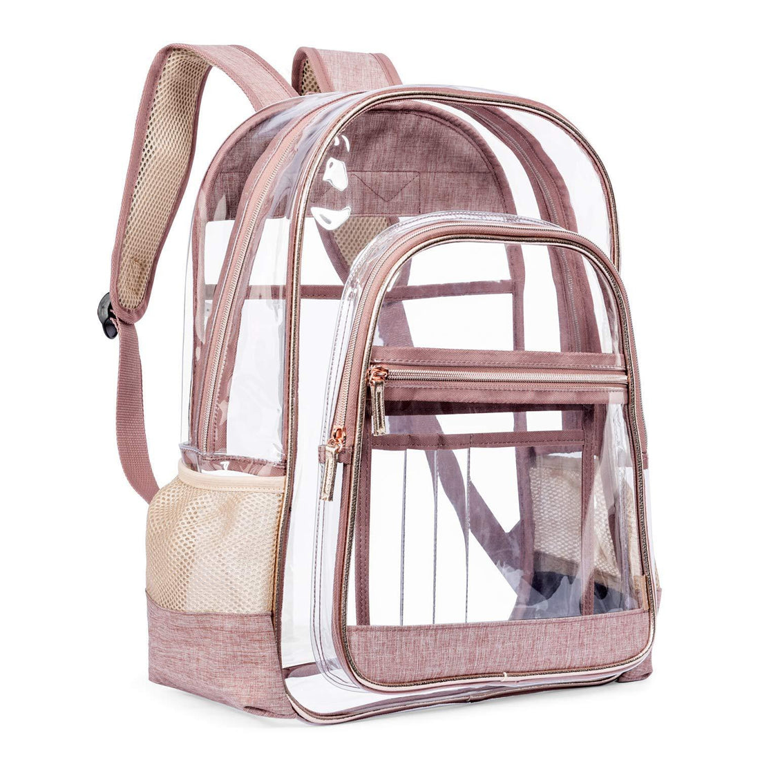 Large Volume Bookbag, School Bag, Travel Bag, PVC Bag See Through Bag Clear Bag Stadium Approved, Transparent See Through Clear Backpack, School Bag for Work, Sports Games