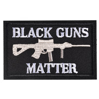 Black Guns Matter - 2x3 Decorative Morale Patch (Multicam with Spice), Black