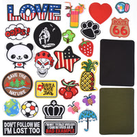 Cool Embroidered Iron on Patches, Cute Sewing Applique, Assorted for Girls 27PCS