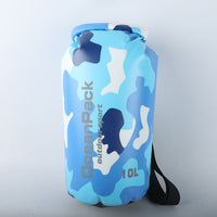Camouflage 5L, 10L, 15L, 20L, 30L Waterproof Dry Bag, PVC Floating Storage Bag Dry Sack