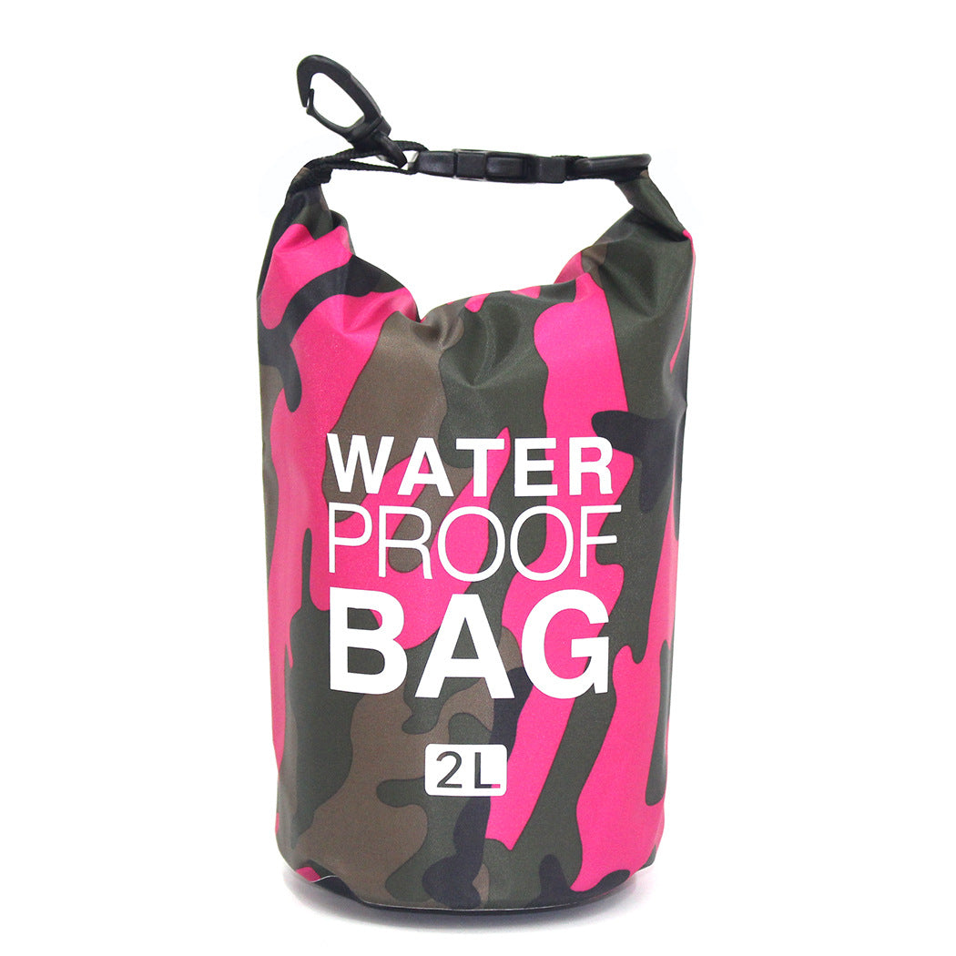 Camouflage 2L, 5L,10L, 15L, 20L, 30L Waterproof Dry Bag, Floating Storage Bag Dry Sack