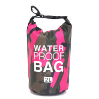 Camouflage 2L, 5L,10L, 15L, 20L, 30L Waterproof Dry Bag, Floating Storage Bag Dry Sack