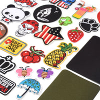 Cool Embroidered Iron on Patches, Cute Sewing Applique, Assorted for Girls 27PCS
