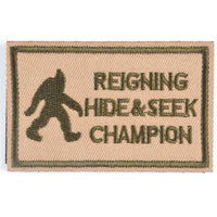 REIGNING HIDE & SEEK CHAMPION Patch, Coyote