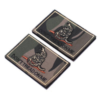 2 Pieces Don't Tread on Me Tactical Patch Military Morale Patch CP Camouflage