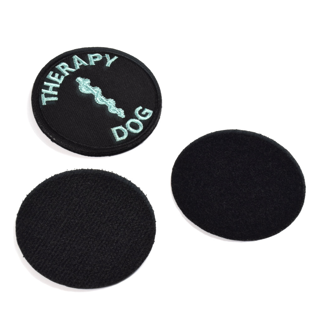 Glow In Dark Service Dog EMS Medic Paramedic Star of Life Therapy Dog Vests/Harnesses Emblem Embroidered Fastener Hook & Loop Patch