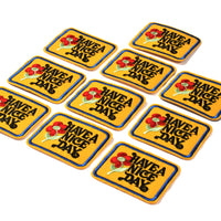 J.CARP Have a Nice Day Patches, Size 2.4 by 2.0 Inch, 10PCS