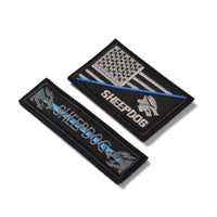 Sheepdog thin blue line, Tactical USA Flag Patch