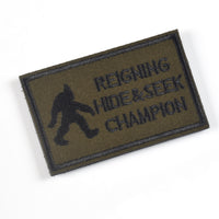 REIGNING HIDE & SEEK CHAMPION Patch, Green