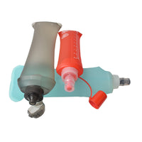 Custom LOGO 500ML, 600ML Recycable, food-graded, safety collapsible soft flask hydration bottle FDA approved leakproof