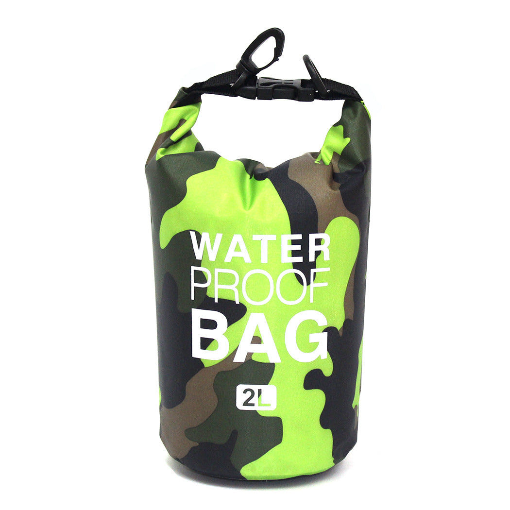 Camouflage 2L, 5L,10L, 15L, 20L, 30L Waterproof Dry Bag, Floating Storage Bag Dry Sack