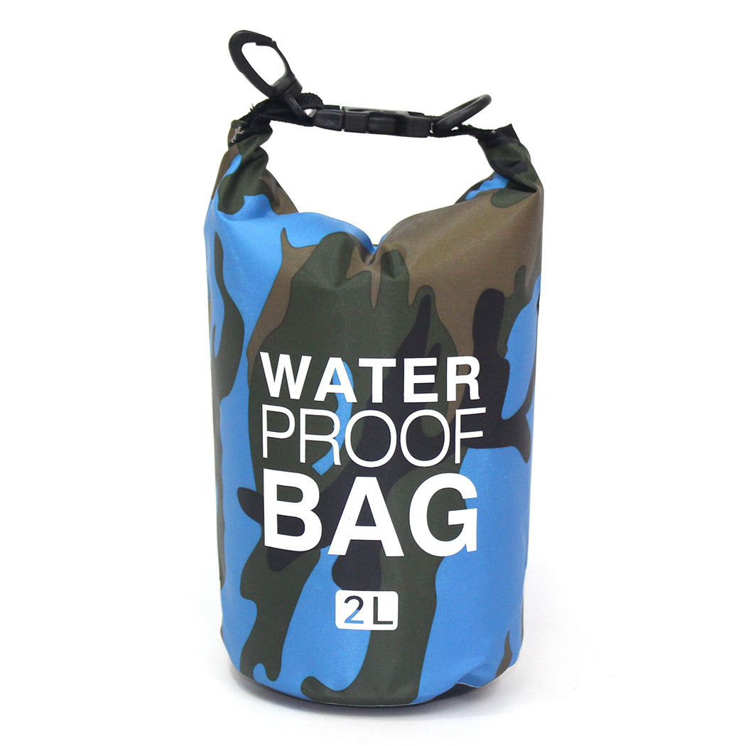 Camouflage 2L, 5L,10L, 15L, 20L, 30L Waterproof Dry Bag, Floating Storage Bag Dry Sack