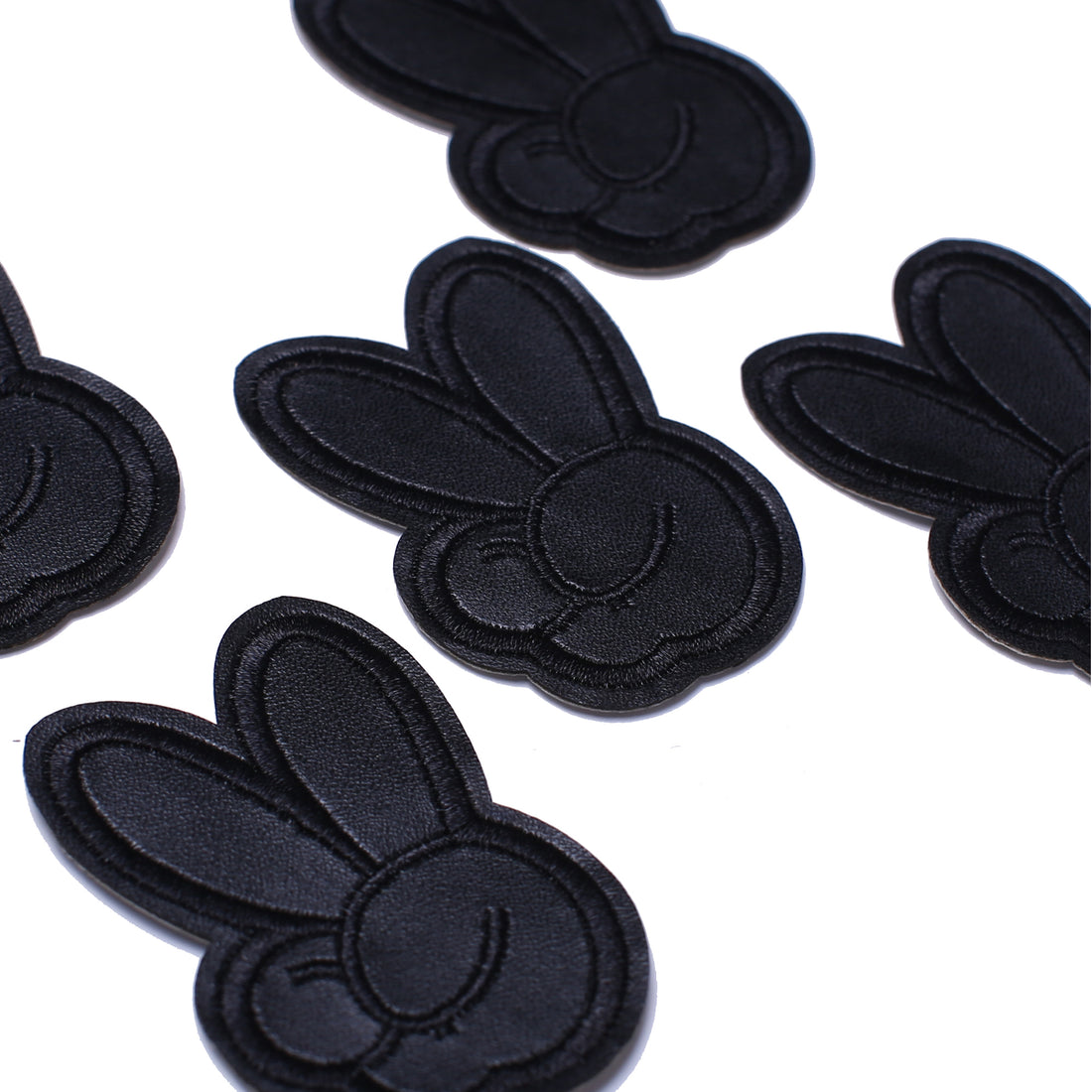 5Pcs Two Fingers Peace Victory Sign Embroidered Iron on Patch for Clothes, Iron-on Patches / Sew-on Appliques Patches for Clothing, Jackets, Backpacks, Caps, Jeans