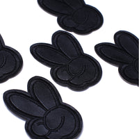 5Pcs Two Fingers Peace Victory Sign Embroidered Iron on Patch for Clothes, Iron-on Patches / Sew-on Appliques Patches for Clothing, Jackets, Backpacks, Caps, Jeans