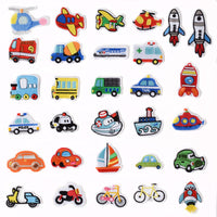 Set of 30 pcs Car Embroidered Iron on Patch for Clothes, Iron-on Patches / Sew-on Appliques Patches for Clothing, Jackets, Backpacks, Caps, Jeans
