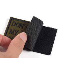DON'T MISTAKE MY KINDNESS FOR WEAKNESS Patch, Tactical Morale Patch with Hook & Loop Decorative Embroidered, Green