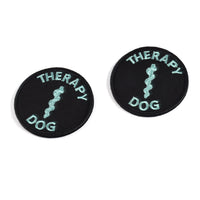 Glow In Dark Service Dog EMS Medic Paramedic Star of Life Therapy Dog Vests/Harnesses Emblem Embroidered Fastener Hook & Loop Patch