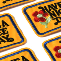 J.CARP Have a Nice Day Patches, Size 2.4 by 2.0 Inch, 5PCS