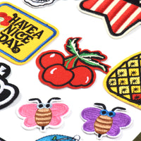 Cool Embroidered Iron on Patches, Cute Sewing Applique, Assorted for Girls 27PCS